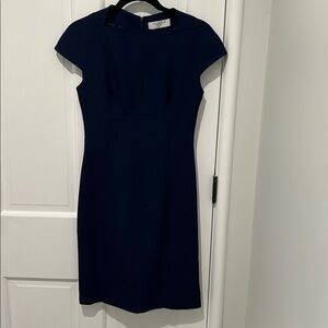 MM Lafleur Navy Sheath Dress